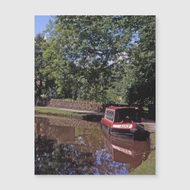 Narrow Boat Peak Forest Canal Marple (Framsida)