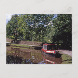 Narrow Boat Peak Forest Canal Marple Vykort