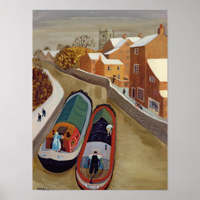 Narrow Boats Poster (Framsidan)
