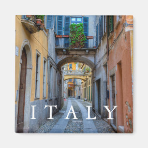 Narrow City Street, Italien Magnet