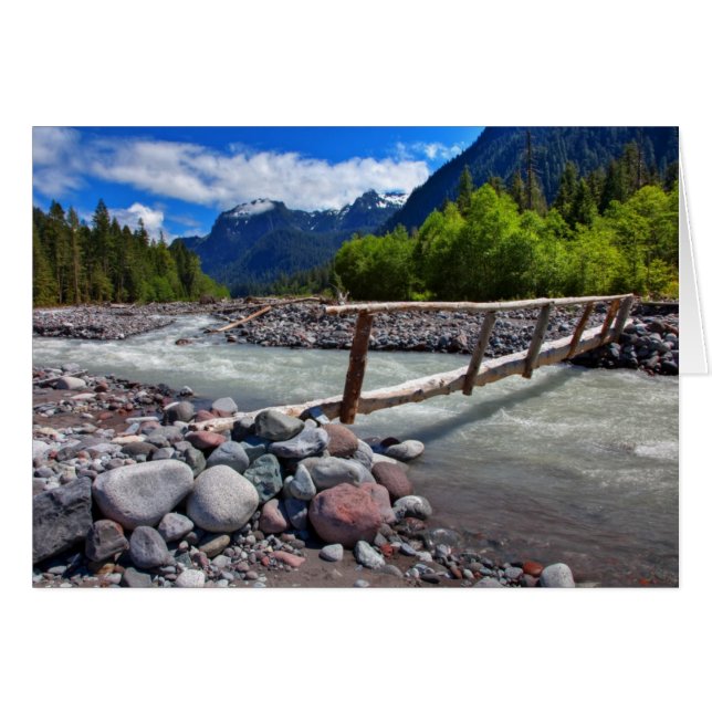 Narrow Crossing Hälsningskort (Framsidan Horizontal)