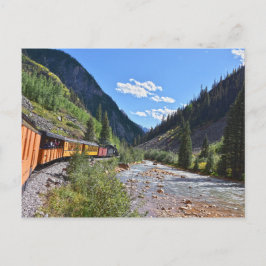 Narrow Gage Tåg Återkomst till Durango, Colorado Vykort
