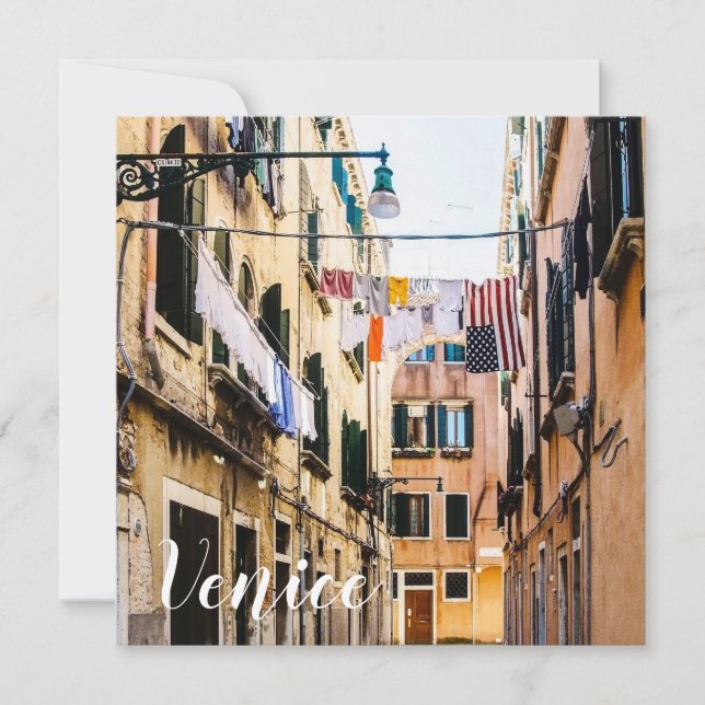 Narrow street i Venedig (Framsida)