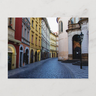 Narrow Street, Prague, Czech Republic Vykort
