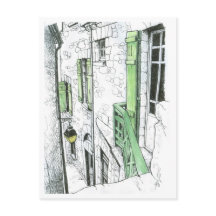 Narrow Street vid Mont St. Michel