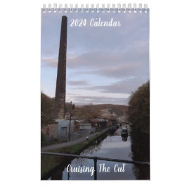 Narrowboat and canal themed 2024 kalender