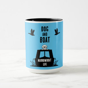 Narrowboat Canalboat Hundägare Mugg
