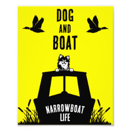 Narrowboat Canalboat Living Fototryck