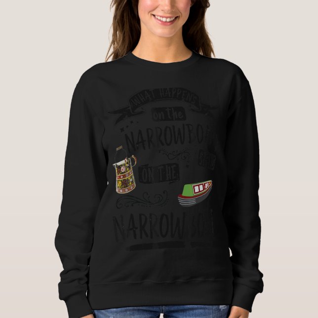 Narrowboat for Canal Boat & Barge Boat Owners T Shirt (Framsida)