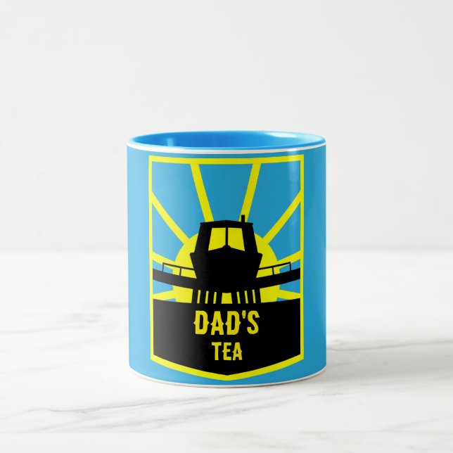 Narrowboat Gift Ideas Två-Tonad Mugg (Center)