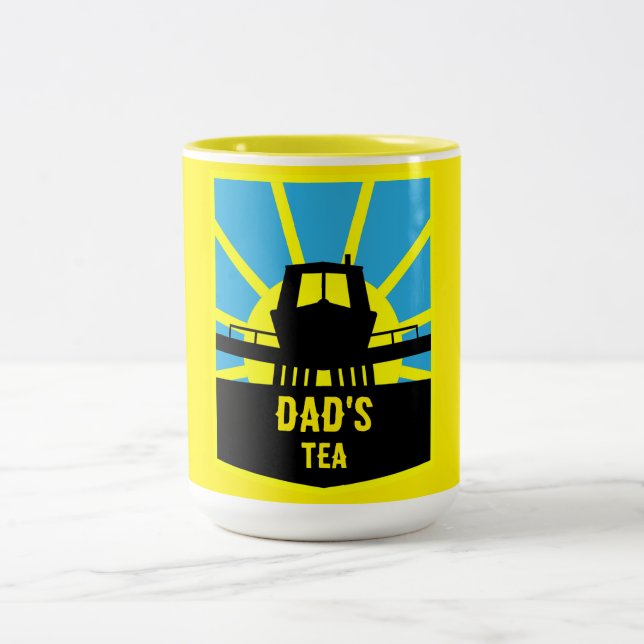 Narrowboat Gift Ideas Två-Tonad Mugg (Center)