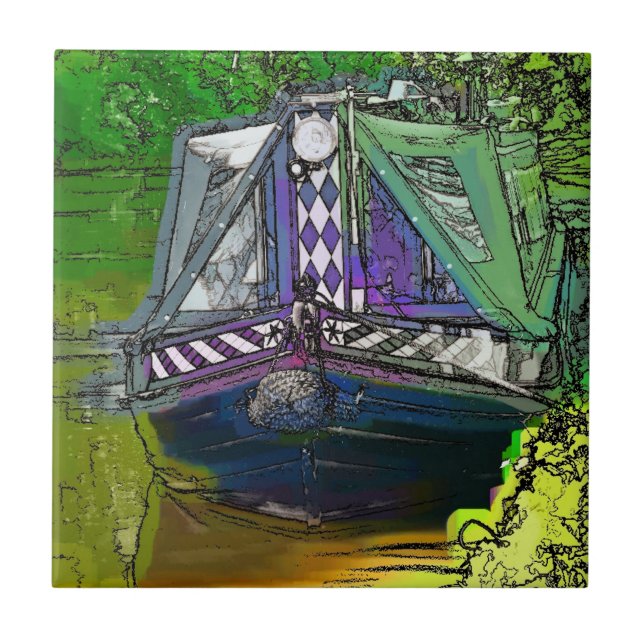 NARROWBOAT KAKELPLATTA (Framsidan)