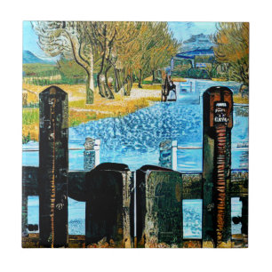 NARROWBOAT LOCK KAKELPLATTA