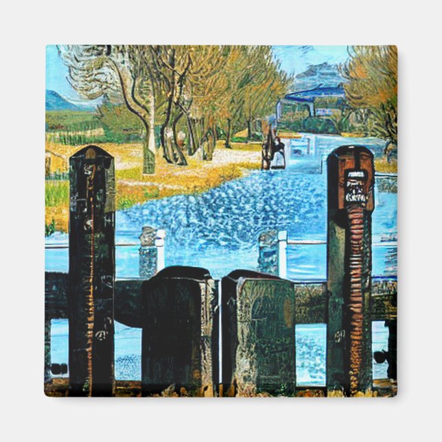 NARROWBOAT LOCK MAGNET (Framsidan)