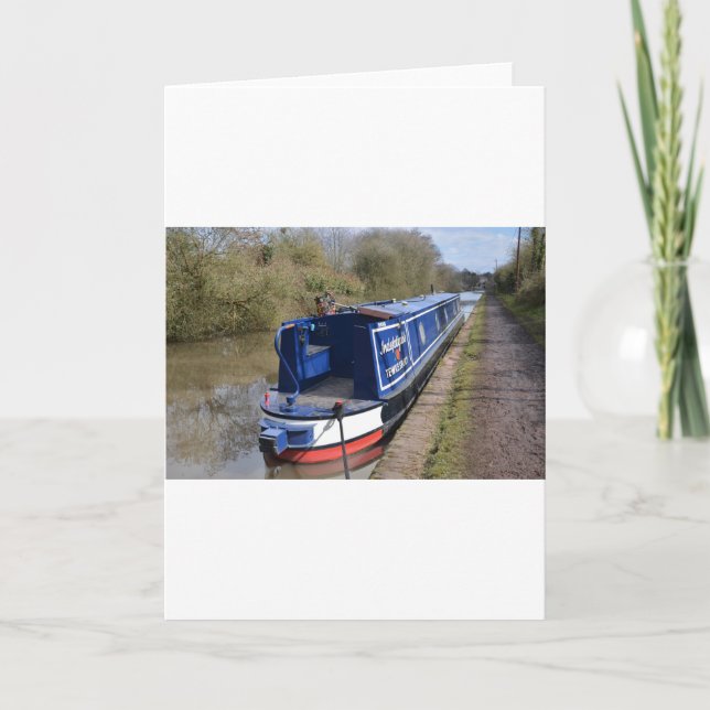 Narrowboat Odefatigable Kort (Framsida)