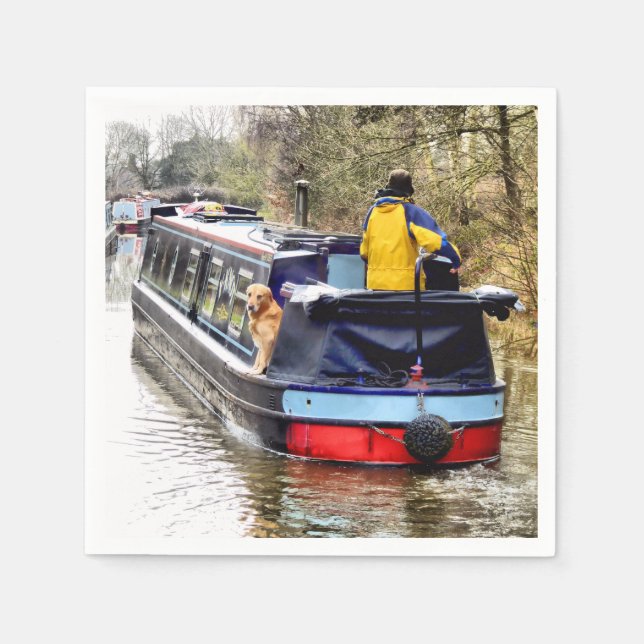 NARROWBOAT PAPPERSSERVETT (Framsidan)
