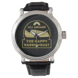 Narrowboat - Suppories - Canal Boat Gifts Doorm Armbandsur