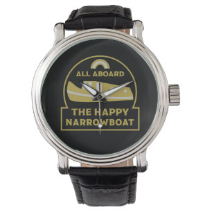 Narrowboat - Suppories - Canal Boat Gifts Doorm Armbandsur