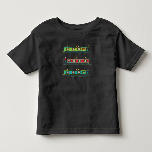Narrowboat T Shirt (Framsida)