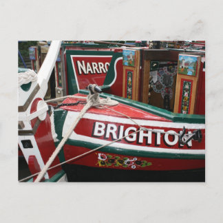 Narrowboat Vykort