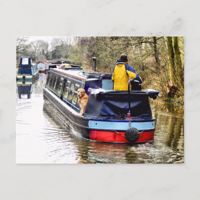NARROWBOAT VYKORT (Framsida)