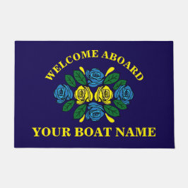 Narrowboat Welcome Aboard Custom Boat Name