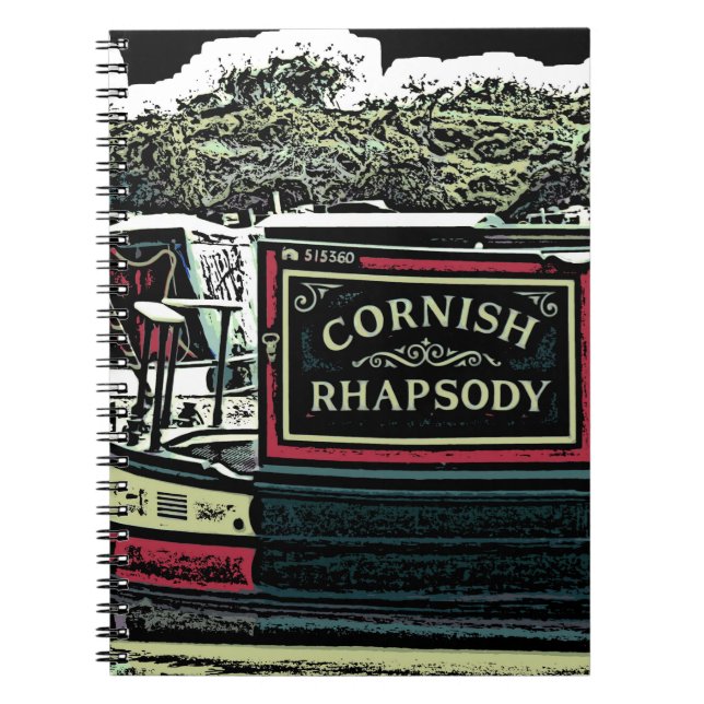 NARROWBOATS ANTECKNINGSBOK (Framsidan)