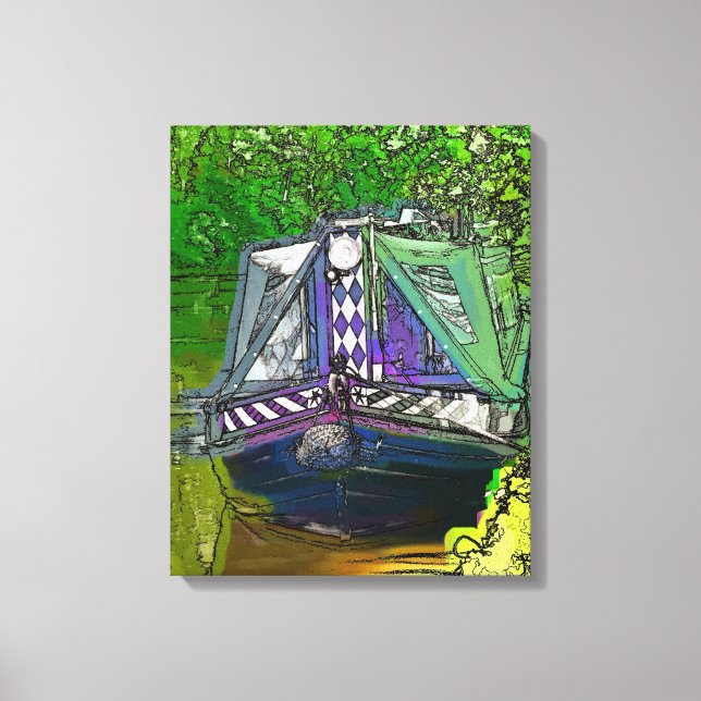 NARROWBOATS CANVASTRYCK (Framsida)