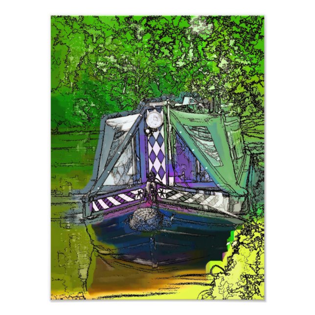 NARROWBOATS FOTOTRYCK (Framsidan)