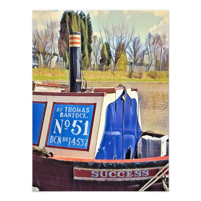 NARROWBOATS FOTOTRYCK (Framsidan)