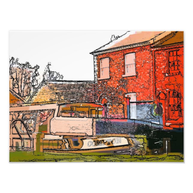 NARROWBOATS FOTOTRYCK (Framsidan)
