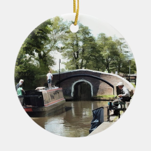 NARROWBOATS JULGRANSPRYDNAD KERAMIK (Framsidan)