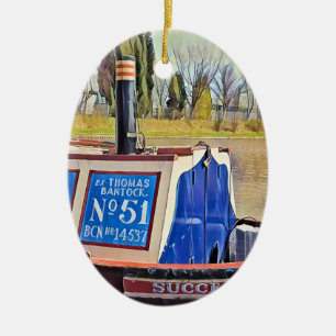 NARROWBOATS JULGRANSPRYDNAD KERAMIK