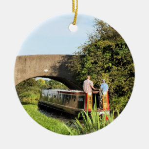 NARROWBOATS JULGRANSPRYDNAD KERAMIK