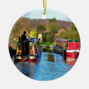 NARROWBOATS JULGRANSPRYDNAD KERAMIK