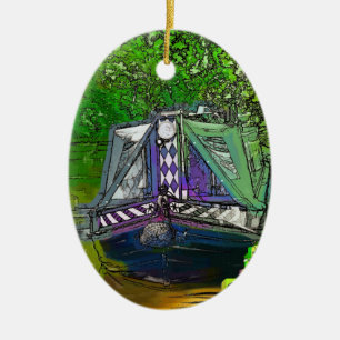 NARROWBOATS JULGRANSPRYDNAD KERAMIK