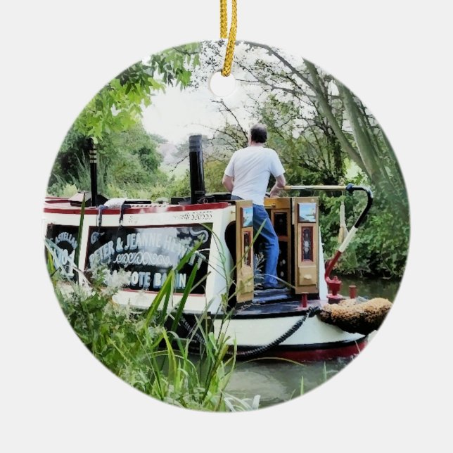 NARROWBOATS JULGRANSPRYDNAD KERAMIK (Framsidan)