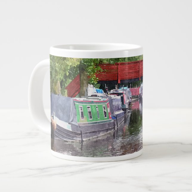 NARROWBOATS JUMBO MUGG (Framsida vänster)
