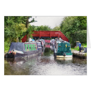 NARROWBOATS-KORT HÄLSNINGSKORT