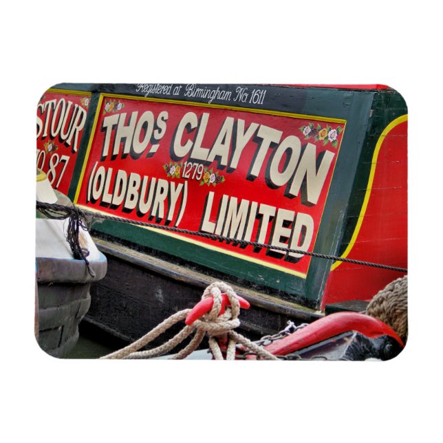 NARROWBOATS MAGNET (Horisontell)