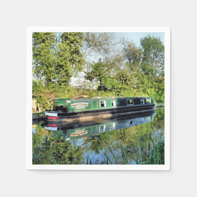 NARROWBOATS PAPPERSSERVETT (Framsidan)