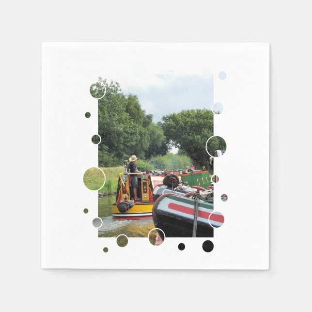 NARROWBOATS PAPPERSSERVETT (Framsidan)