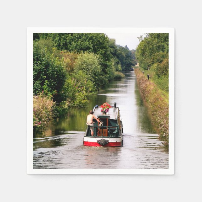 NARROWBOATS PAPPERSSERVETT (Framsidan)