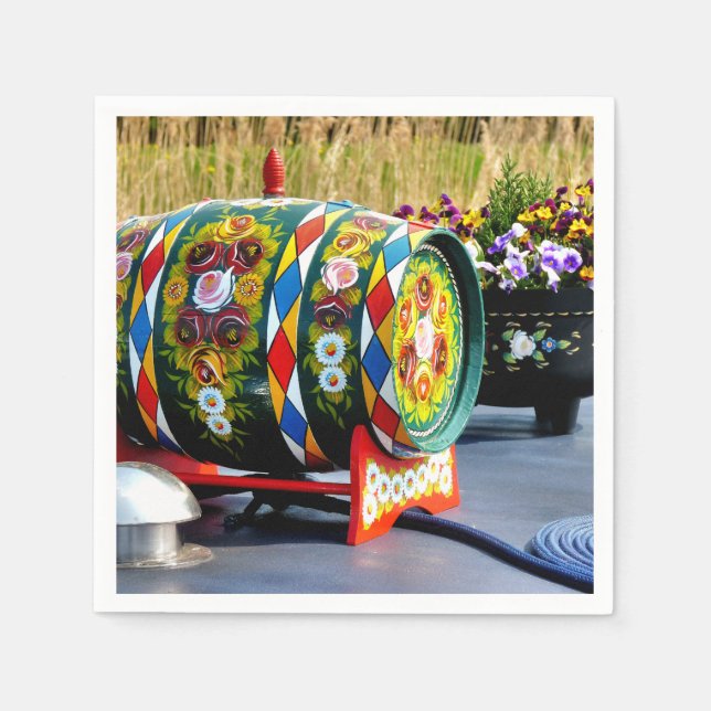 NARROWBOATS PAPPERSSERVETT (Framsidan)
