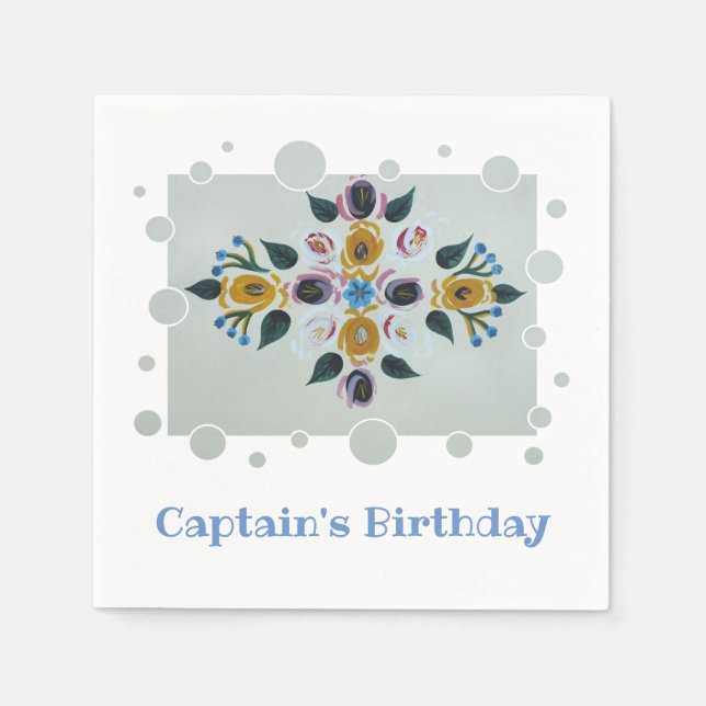 NARROWBOATS PAPPERSSERVETT (Framsidan)