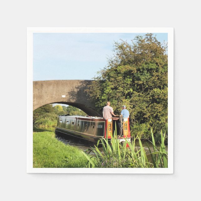 NARROWBOATS PAPPERSSERVETT (Framsidan)