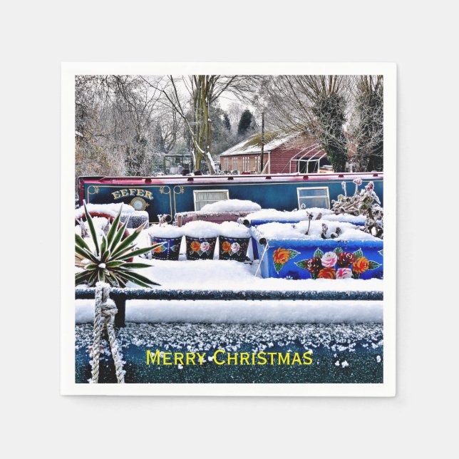 NARROWBOATS PAPPERSSERVETT (Framsidan)