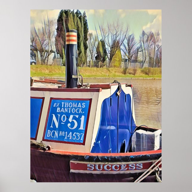 NARROWBOATS POSTER (Framsidan)