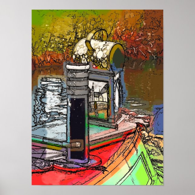 NARROWBOATS POSTER (Framsidan)