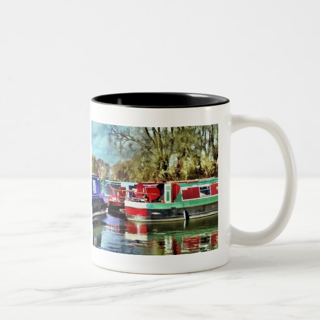 NARROWBOATS Två-Tonad MUGG (Höger)